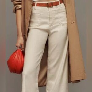 Anthropologie: The Colette Wide-Leg Pants by Maeve: Faux Leather edition
